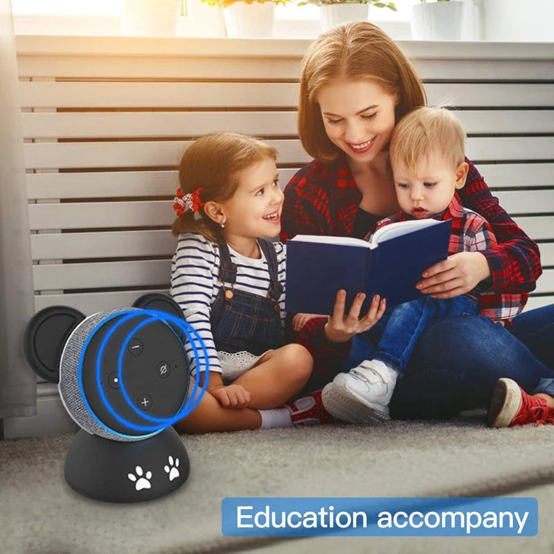 Подставка держатель для Echo Dot 3Rd, Встроенный кабель управления, домашний голосовой помощник панды настольная подставка аксессуары для Echo Dot(3Rd G