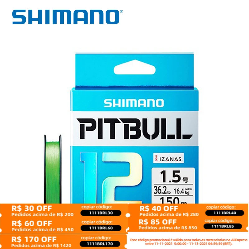 Рыболовная леска SHIMANO PITBULL 8/12/8 + нитей 150 м 200 морская приманка японская | Спорт и