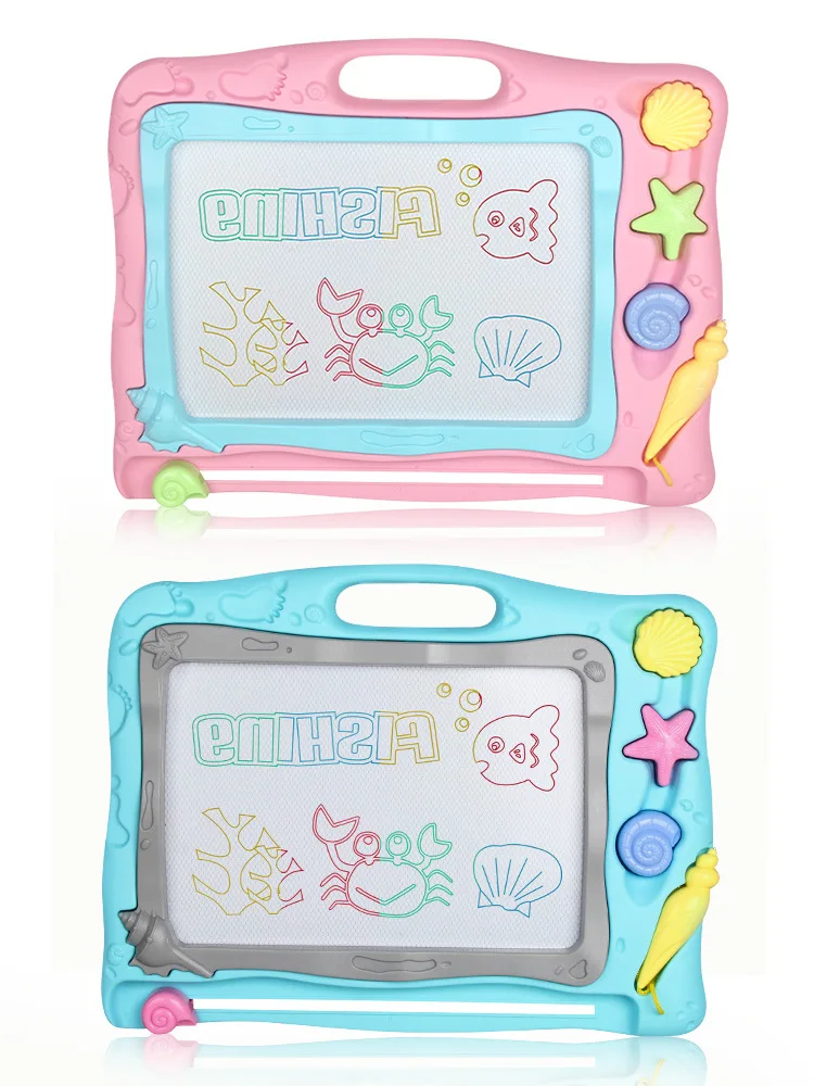 

Drawing Board Magnetic Drawing Board Baby Infant Small Toys 1-3 Years Old 2 CHILDREN'S Color Oversized Children Doodle Board