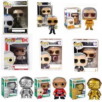 

FUNKO POP MARVEL Avengers: Endgame Stan with Infinity Gauntlet & QUAKE Action Figure Toys For Children Christmas gift