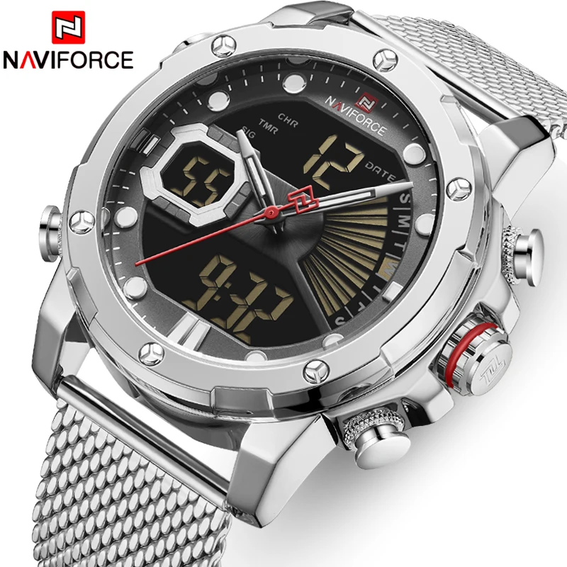 Masculino com Display Relógio de Pulso Relógio de Pulso de Pulso de Pulso Relógio Masculino Reloj Pulso Led de