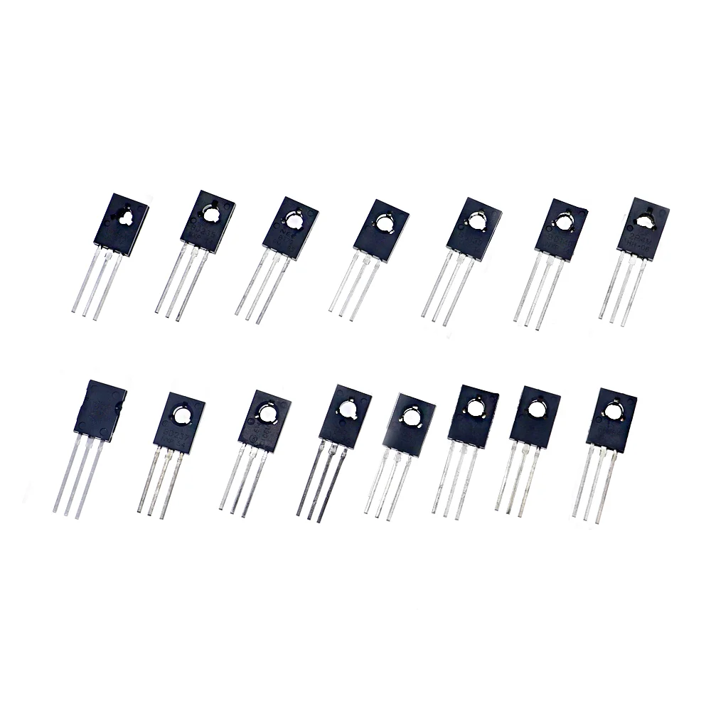 TO-126 Transistor Assortment Kit pack B772 D882 BD139 BD140 C106 D669 B649 D237 D238 13003 BD136 BD235 BD438 BT134 2P4M 150pcs