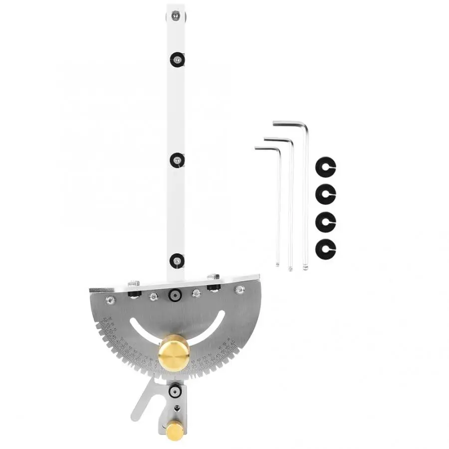 Miter Gauge электроинструменты латунная ручка Высокая точность Настольная пила для