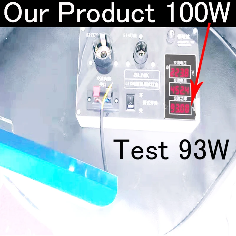 100W LED FLOOD LIGHT TEST