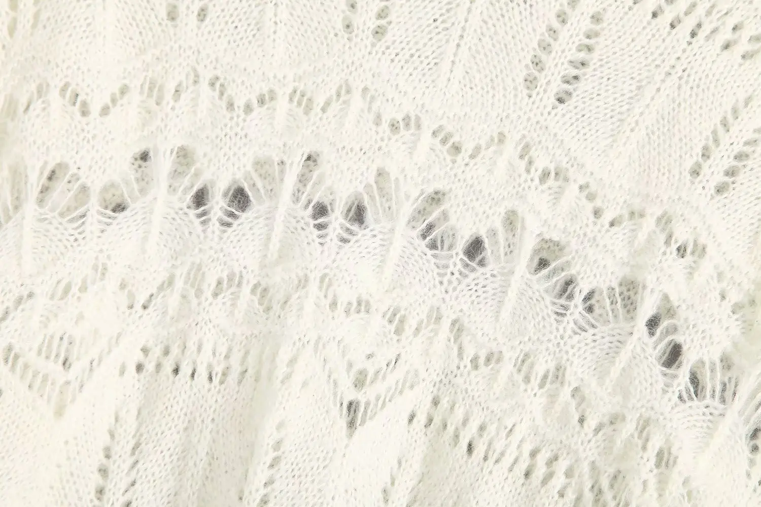 TRAF женский элегантный полый однотонный вязаный свитер Женская винтажная Мода О-образным вырезом длинный рукав пуловеры шикарные топы Pull Femme
