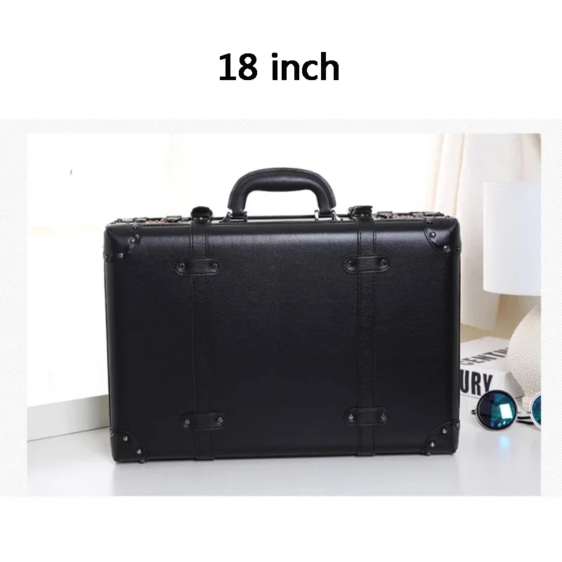 Vintage Rolling Luggage Set Spinner Women Travel Bag Suitcase Wheels  Password Trolley 20 Inch Retro Carry On Trunk - AliExpress