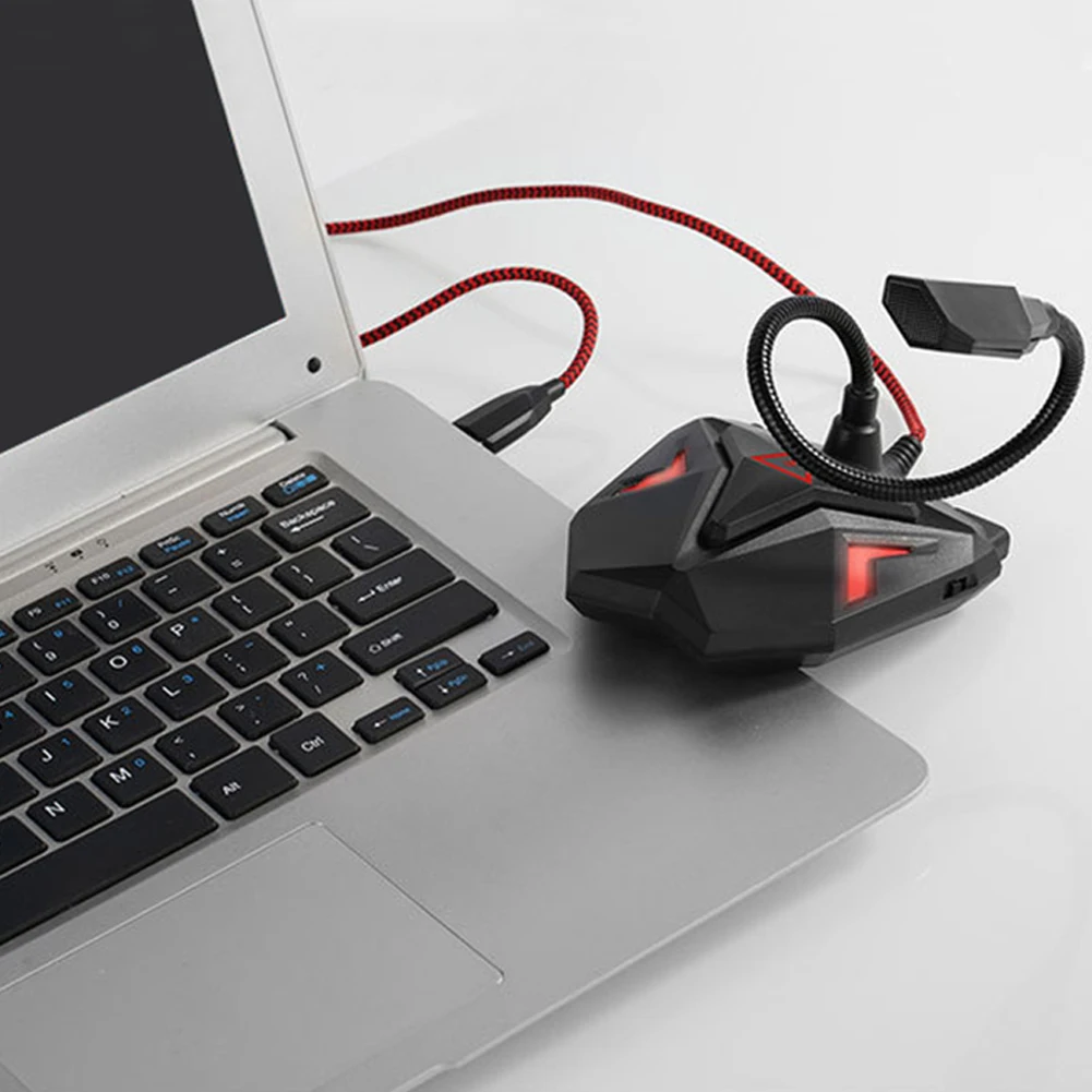 G55 гибкий USB проводной игровой конденсаторный микрофон студия вещания Аудио Микрофон