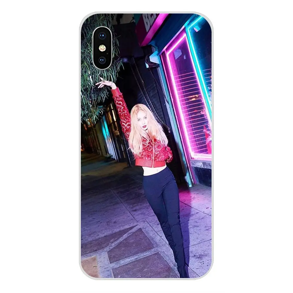 Kim Hyuna сексуальные чехлы для Apple iPhone X XS Max XR 4 4S 5 5C 5S SE 6 6S 7 8 Plus оптом и в