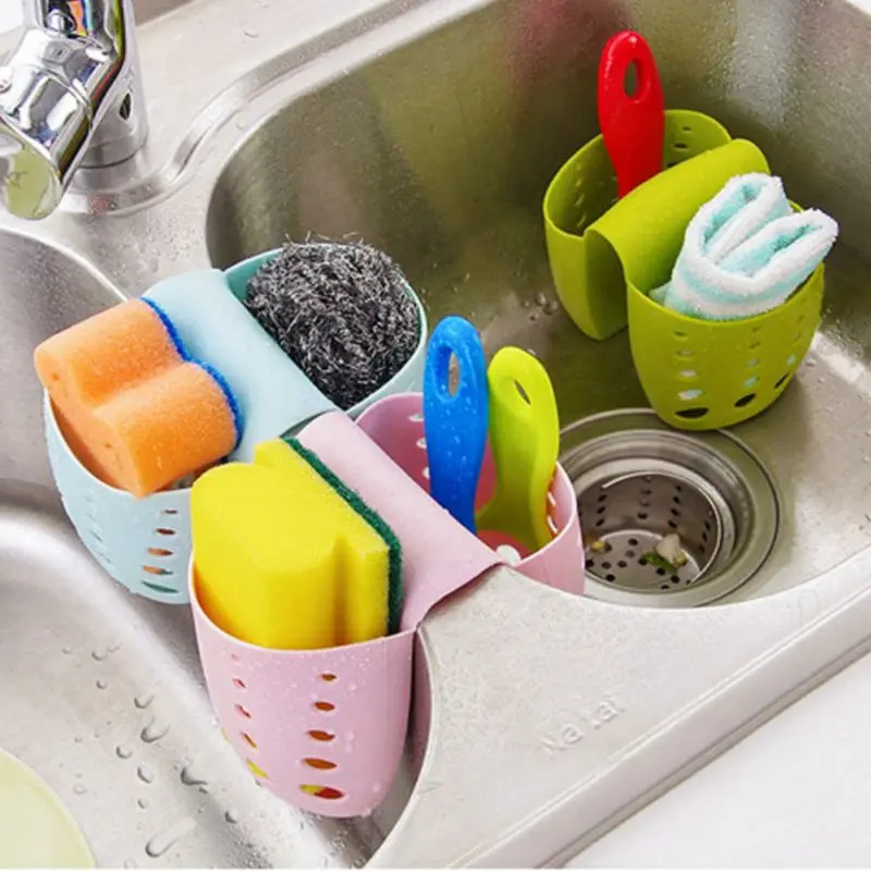 

Bathroom Drain Bag Hanging Box Basket Kitchen Storage Finishing Rack Sponge Dishes Sink Storage Rack Bathroom Kitchen Appliances