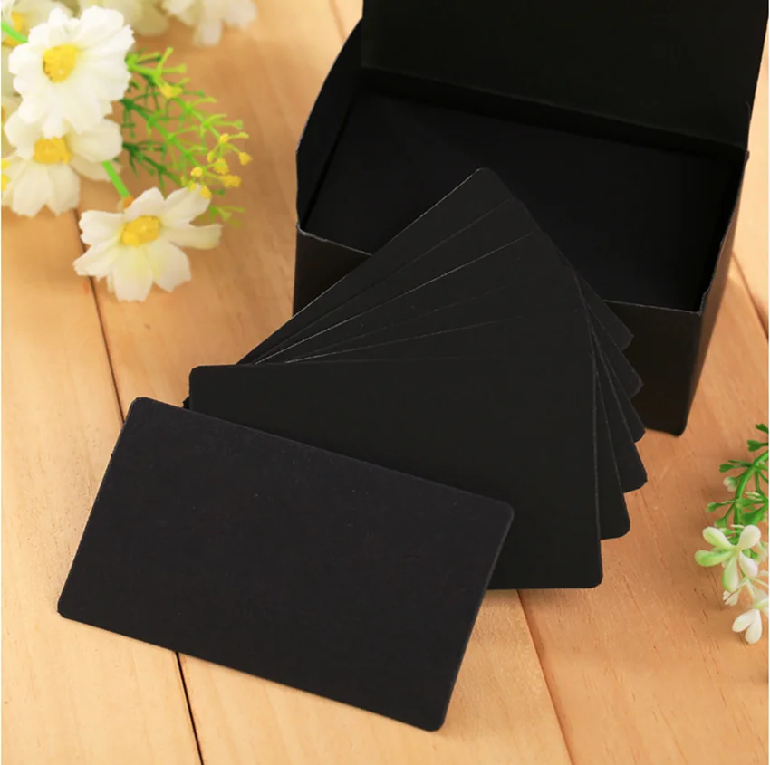 100 листов/коробка пустая карта крафт-бумага чистая открытка пустая карта слова ручная роспись граффити Старая карта Подарочная карта маленькая Подарочная станция
