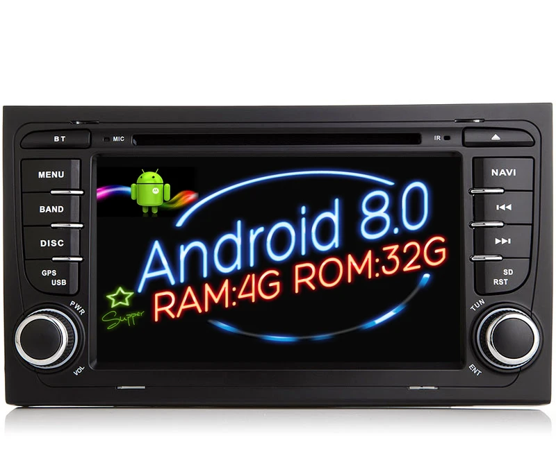 Octa (8) Core Android 8 0 автомобильный Dvd плеер gps для Audi A4/SEAT EXEO Navi аудио мультимедиа Авто