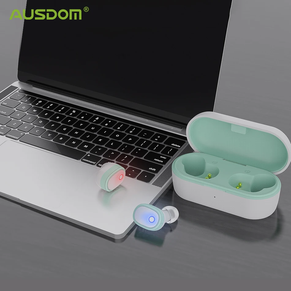Беспроводные наушники AUSDOM TW01S Bluetooth V5.0 TWS стерео CVC шумоподавление гарнитура с