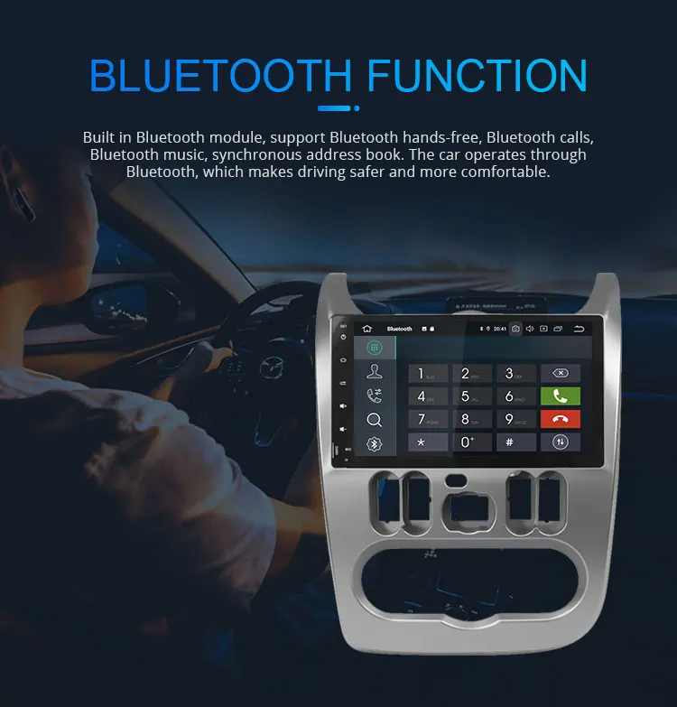 LJHANG Автомагнитола gps Android 9,0 для Duster Dacia Logan Sandero wifi Мультимедиа gps навигация 1 Din автомагнитола стерео ram 4 Гб SD