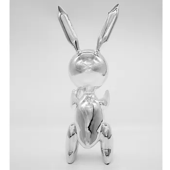 

2020 Abstract Plating Art Rabbit Figurine Art Sculpture Home Decorations Resin Crafts Ornament Mascot Europe