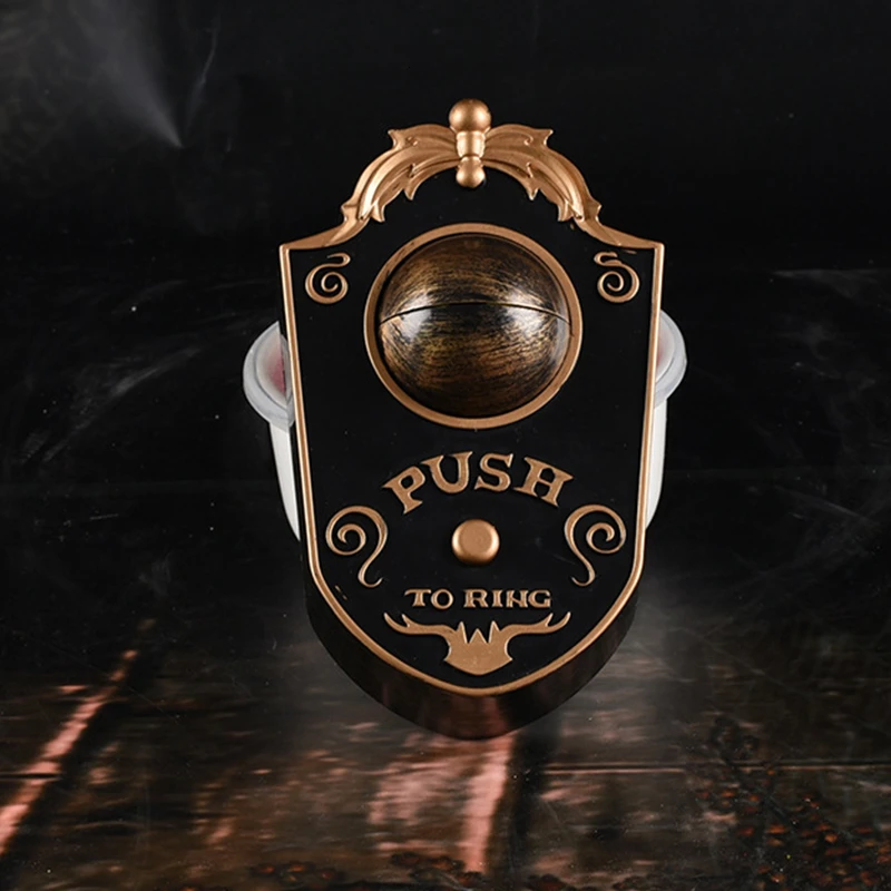 Halloween Doorbell Decoration Scary Ghost's Day Glowing Hanging