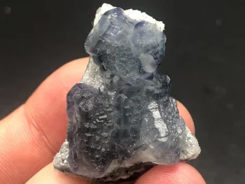 

21.6Natural crystal, blue green fluorite, crystal mineral, crystal specimen
