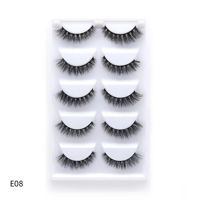 Eyelashes 2/10/30/50 Boxes 5 Pairs 3D Mink Lashes Bulk Natural False Eyelashes Soft makeup Eye Lashes cilios H13 G806