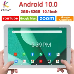 KIVBWY New 10 inch Tablet Pc Android 10.0 Octa Core 4G Phone Call Tablets 2G+32G Google Market GPS WiFi FM Bluetooth 10.1 tab