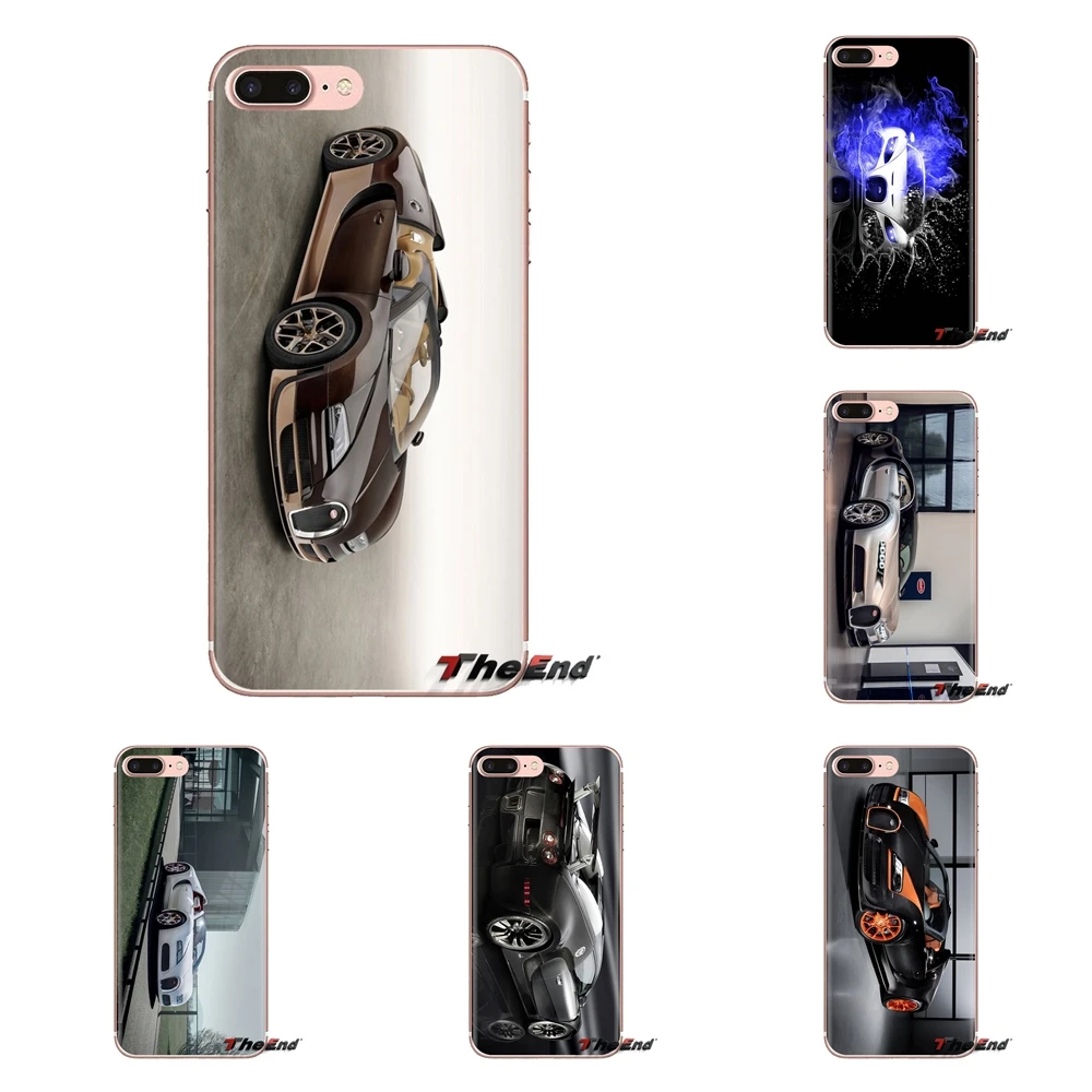 Bugatti Veyron For iPod Touch Apple iPhone 4 4S 5 5S SE 5C 6 6S 7 8 X XR XS Plus MAX Soft Transparent Shell Covers |