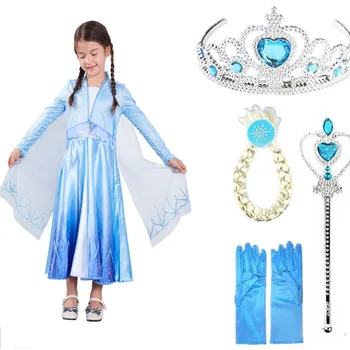 

New Kids girls Child Olaf Halloween Cosplay Costume elsa Anna cosplay For Toddler Kids Favorite Cartoon Snowman Party Dress-up