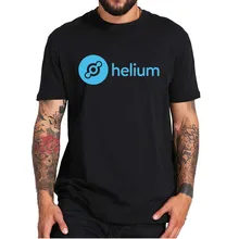 Camiseta Helium Crypto para hombre, camisa básica de manga corta, 100% algodón, talla europea