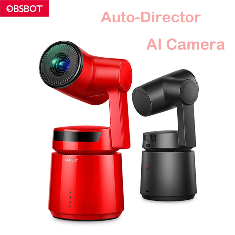 Limited Price of  OBSBOT 3 Axis Shooting 360 4k 60fps Stabilized Handheld Camera Auto-Director AI Tracking Selfie Vid