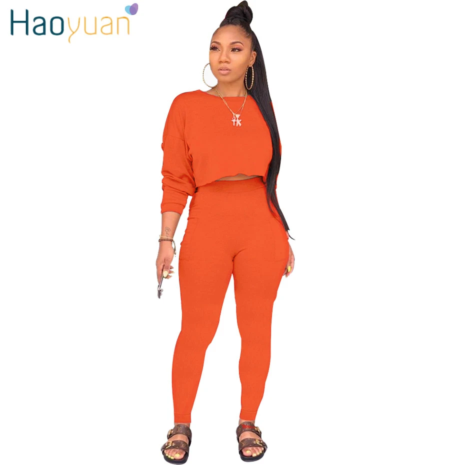 Two piece sets sweatsuit Clearance