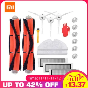 

18PCS HEPA Filter + Side Brush + Main Brush + Water Tank Filte + Mop Cloth Replacement for Xiaomi Mi Robot Vacuum Cleaner Parts