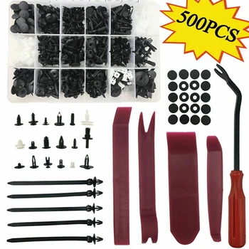 

TiOODRE 500Pcs Car Fastener Clip Car Retainer Kit Door Trim Panel Clips for Honda for Ford Nissan Mazda Chevy Car Accessories
