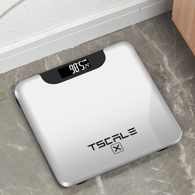 Точные интеллектуальные человеческие весы бытовые электронные мини квадратные весы Взвешивание здоровья взрослых ванная комната измерительная шкала