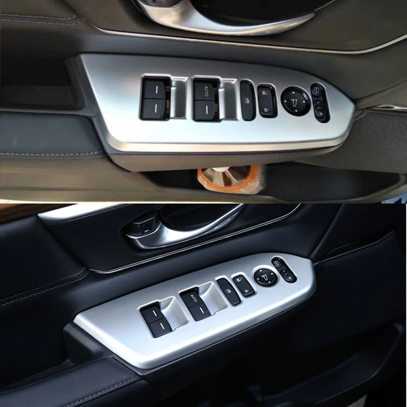Для Honda CR-V CRV 5 5th MK5 Автомобильная панель управления Windows Защитная крышка авто двери Внутренние Декоративные наклейки