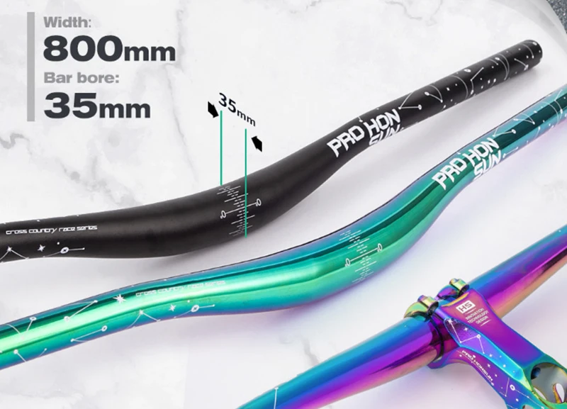 Amazon | マウンテンバイクカーボンハンドルバーライザー25.4mm