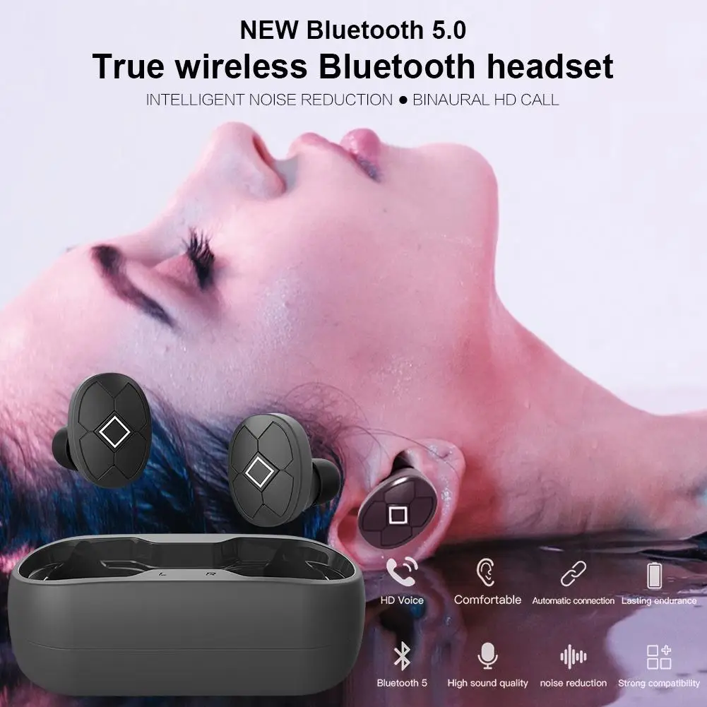 TWS наушники V5 с поддержкой Bluetooth 5 0 Hi Fi HD AAA|Наушники и гарнитуры| |