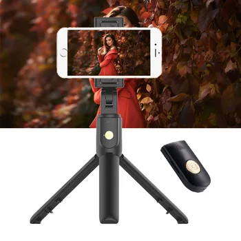 

New Remote Control Certification Bluetooth Selfie Stick Tripod Handphone Live Photo Holder Tripod Camera Self-Timer Artifact Rod