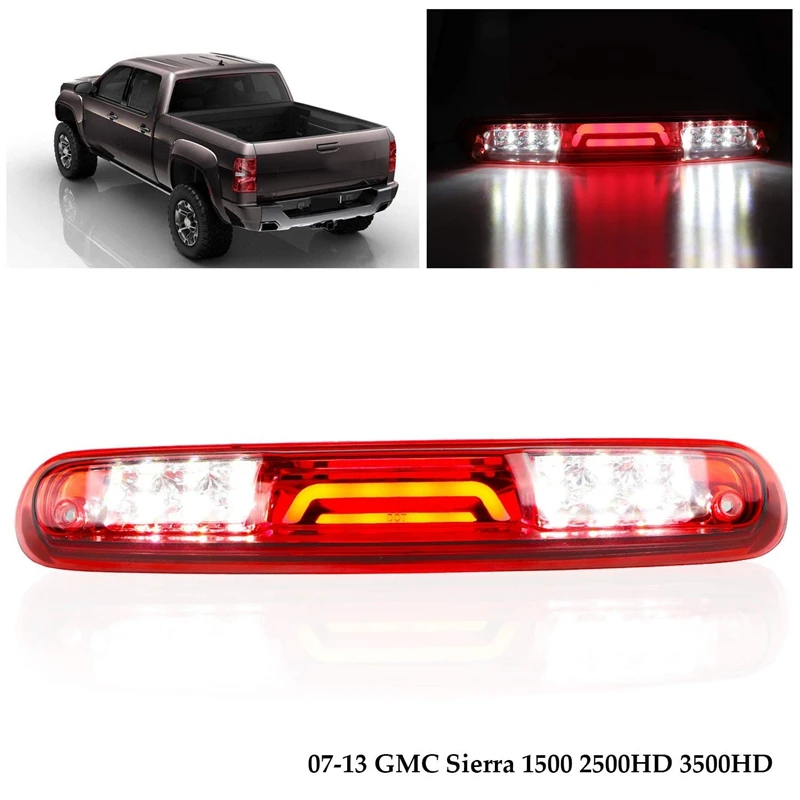 Светодиодный светильник 3-го тормоза для Chevy Silverado/GMC Sierra 1500 2500HD 3500HD 2007