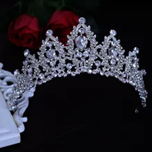 Корейский стиль бутик лист невесты корона кристалл стекло украшения невесты головной убор свадебная фотография Корона