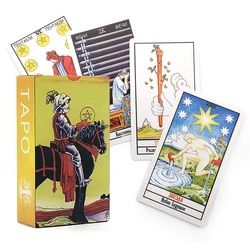 Baraja de cartas de tarot rider, baraja de guía, cartas de adivinación del destino, juego de mesa