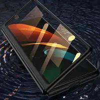 Für Samsung Galaxy Z Falten 2 Stoßfest Film Gehärtetem Glas Telefon Fall Schutzhülle Shell coque