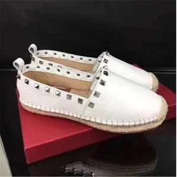 

Genuine Leather Flats Handmade Patchwork Sneakers Loafers Slippers Ladies Shoes Luxury Soft Sandals Women Casual Slip On Shoes　