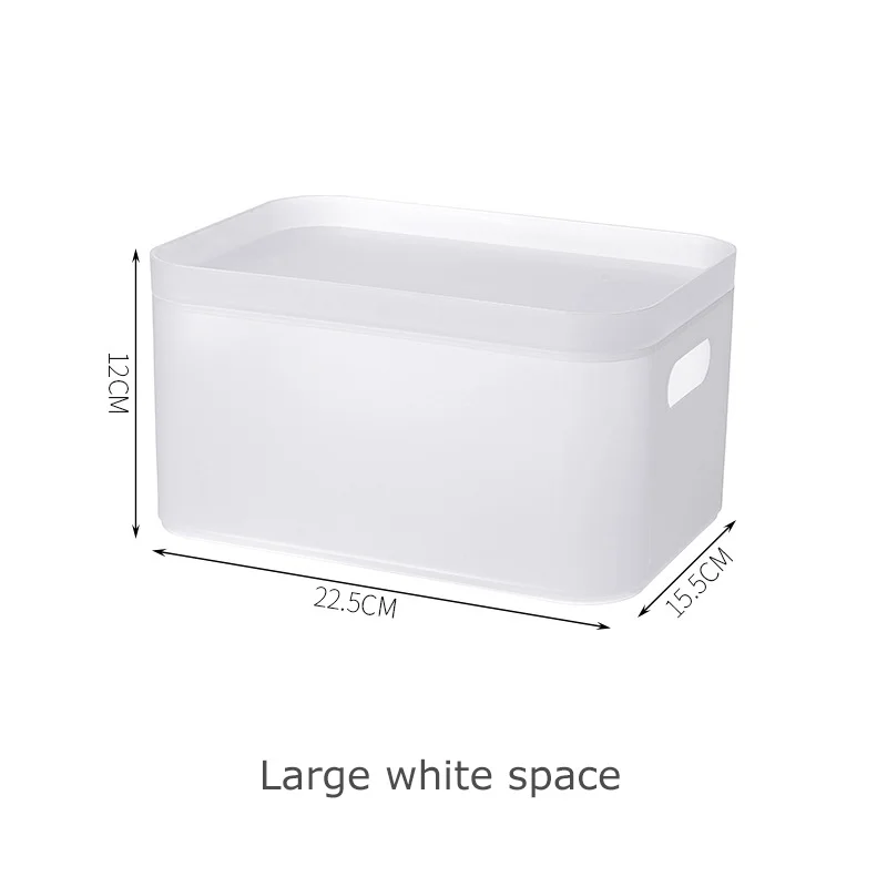 Makeup Box Matte Clear Plastic Compartment Desk Table Artifact Storage Box Storage Box Container Cosmetic Organizer 