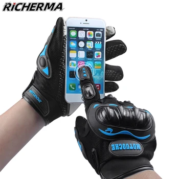 

Motorcycle Accessories Touch Screen Riding Gloves Men Full Finger Motorcycle Gloves Breathable Motocross Gloves Women Mittens