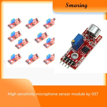 

Official Smarian10pcs High Sensitivity Sound Microphone Sensor Detection Module For AVR PIC KY-037