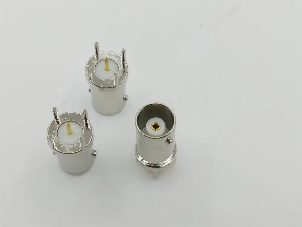 100 шт. 50 Ом радиочастотный коаксиальный разъем BNC Женский фоторазъем|connector bnc|bnc