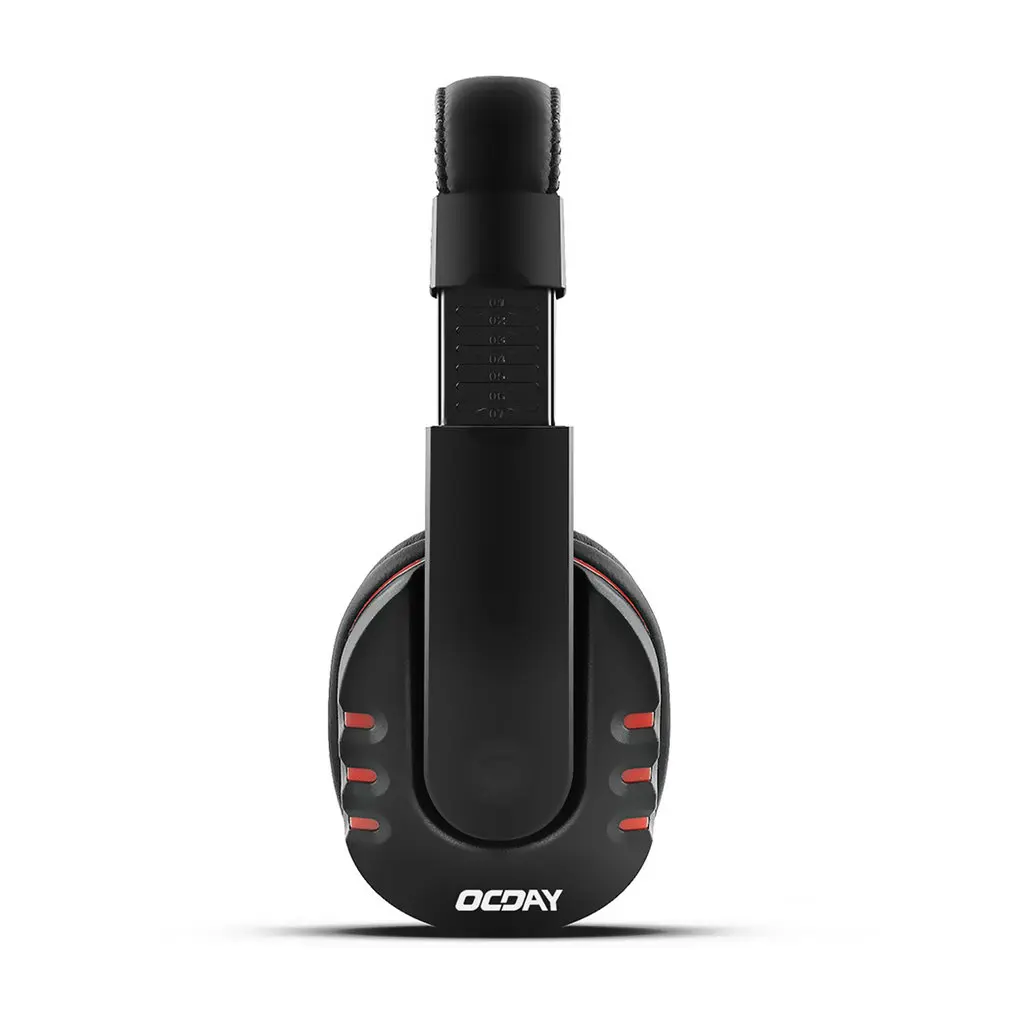 OCDAY универсальная компьютерная игровая ПК гарнитура наушники с 3,5 мм Проводная гарнитура с микрофоном
