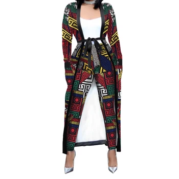 

Women's 2 piece set Nightclub long suit with pockets and belt
