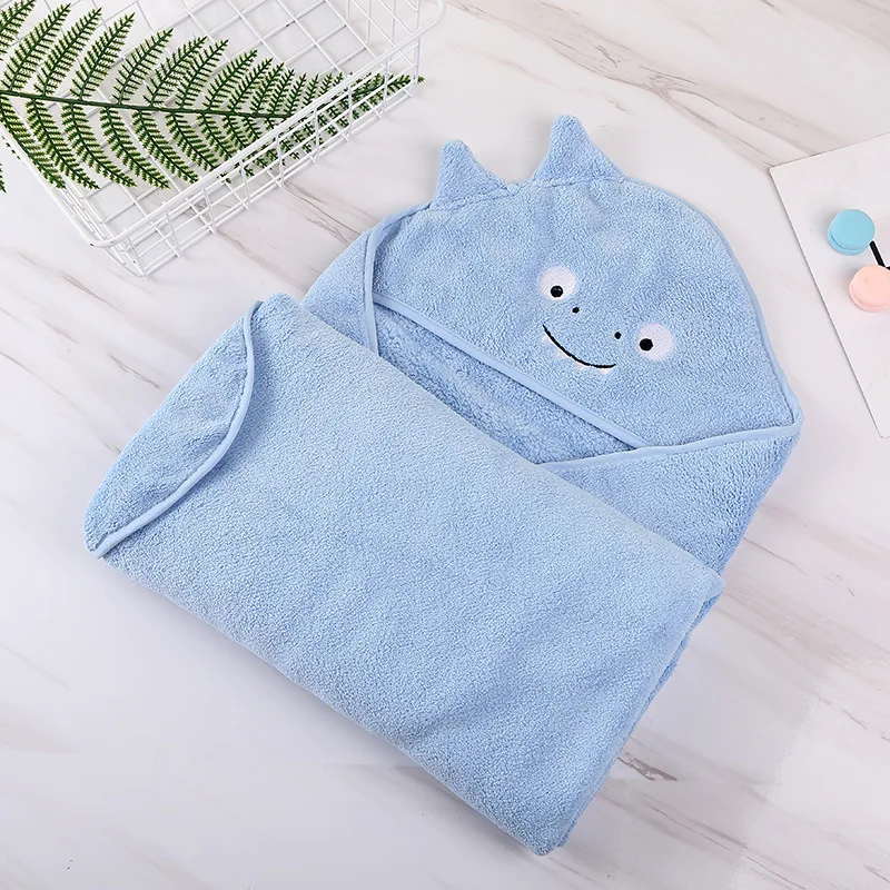 Baby-Poncho-Bath-Towel-Bebe-Toalla-Velvet-90-90cm-Fleece-Hood-Infant-Towels-Blanket-Newborn-Baby (7)