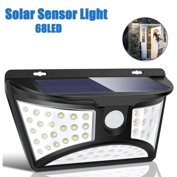 

2pcs Solar Lights Outdoor 270° Wide Angle Wall Light LED Super Bright Waterproof Wireless Motion Sensor Solar Lamp Auto ON/OFF
