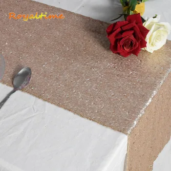 

30x180cm/30x275cm Large Size Sequin Table Runner Wedding Party Table Decorations Table Runner Gold Silver Rose gold Champagne