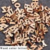 Wood color letter