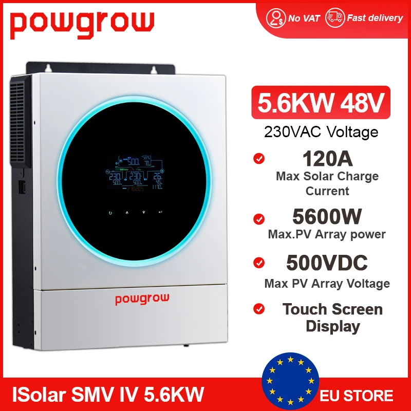Инвертор солнечной энергии POWGROW MPPT 5600 Вт 230 В 48 в | Обустройство дома
